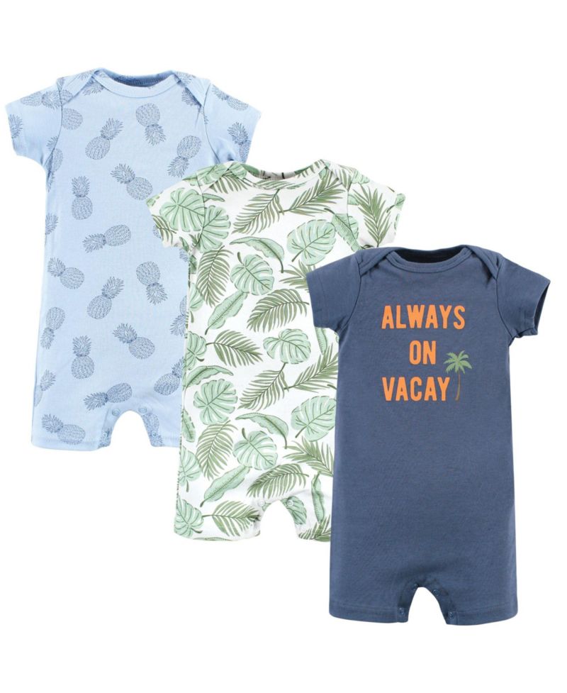 Baby Boys Hudson Soft Cotton Jumpsuits