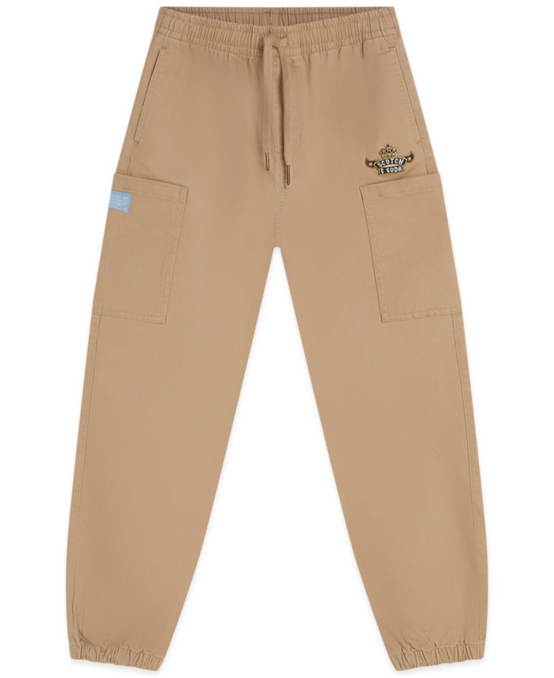Boys' 8-16 Twill Cargo Joggers
