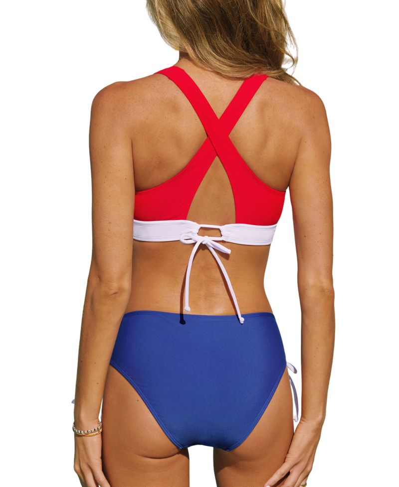 Women's Wide Strap Tie Side Bikini Set