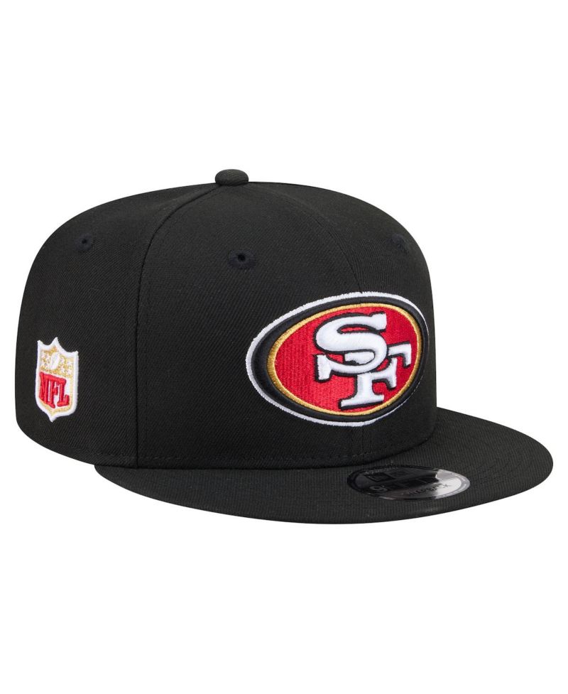 Men's Black San Francisco 49ers 9FIFTY Snapback Hat