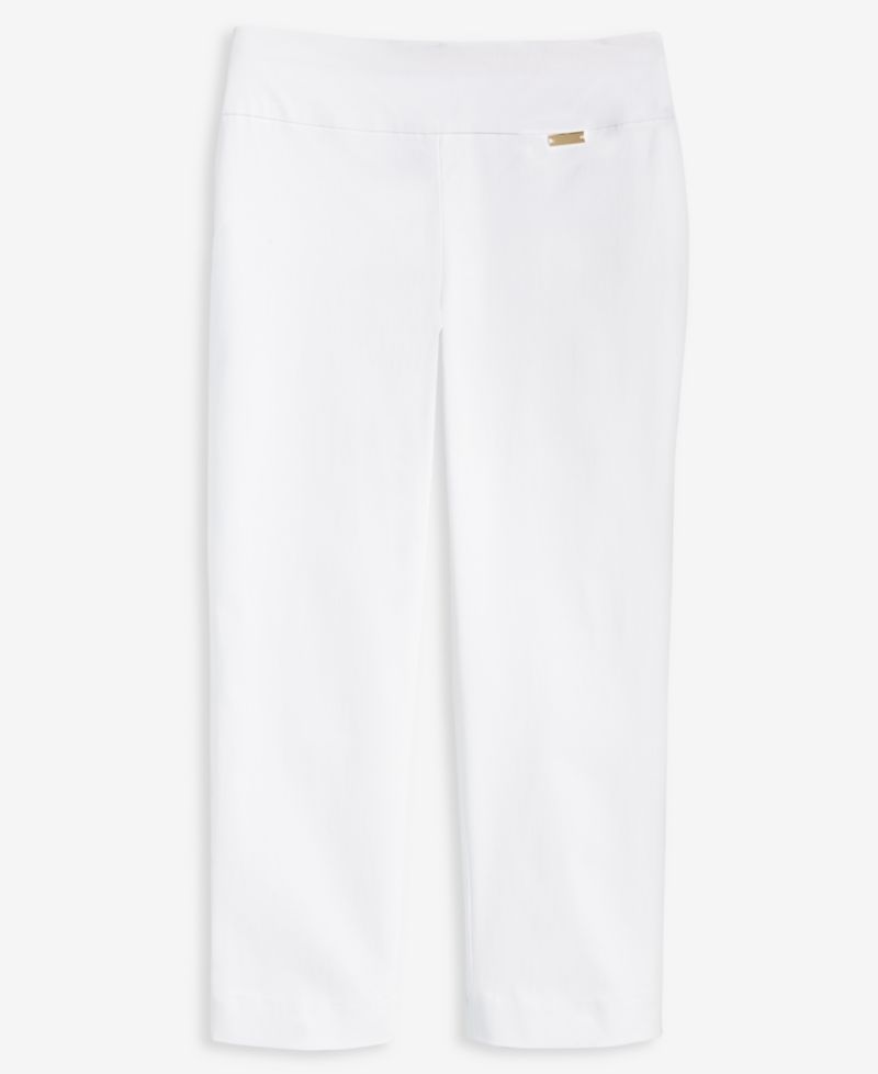 Petite Tummy-Control Pull-On Capri Pants