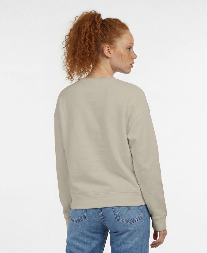Women's Denver Broncos Dropped-Shoulder Crewneck Sweatshirt
