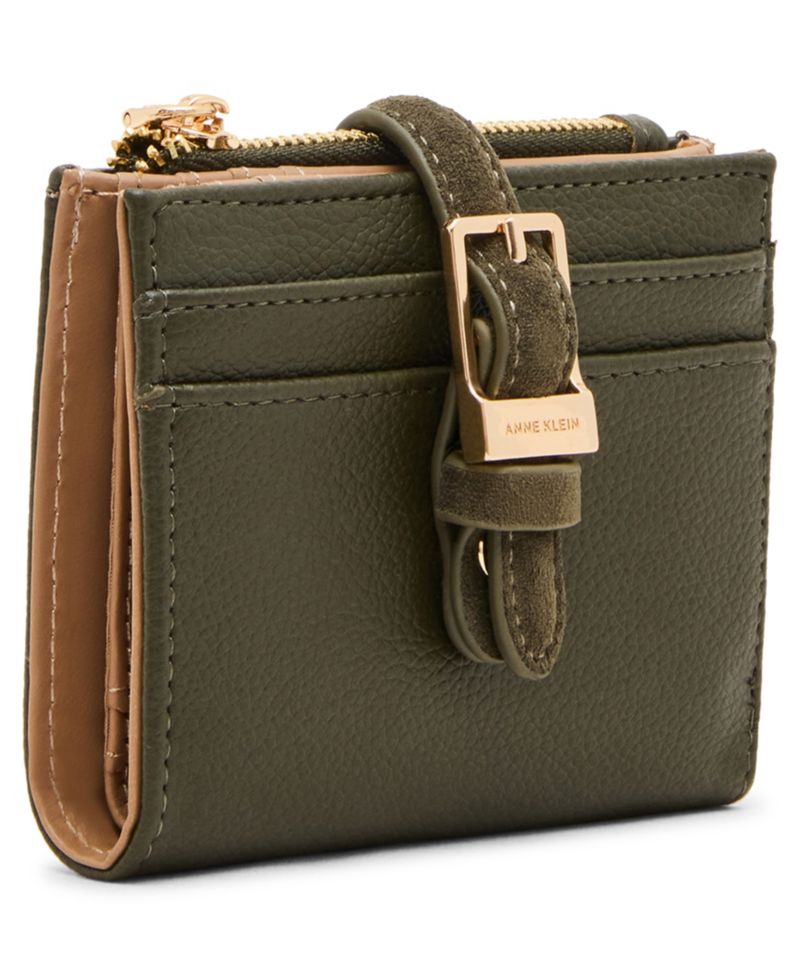 Boxed Buckled Bifold Wallet