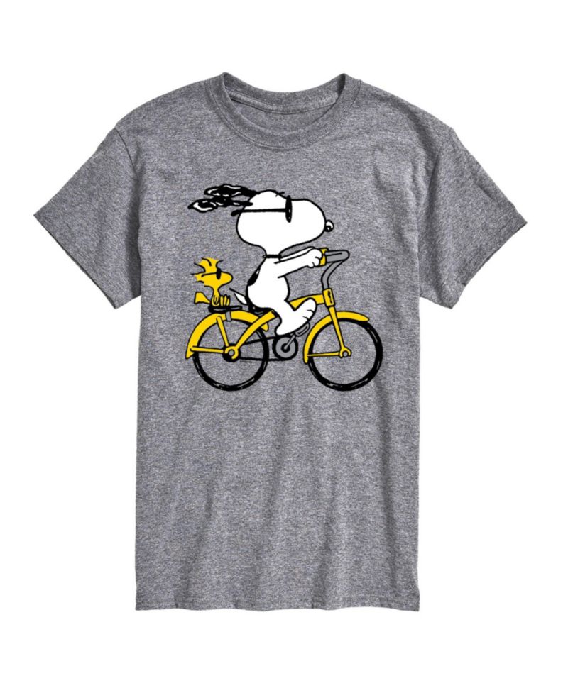 Hybrid Apparel Snoopy Bike Men's Short Sleeve Tee