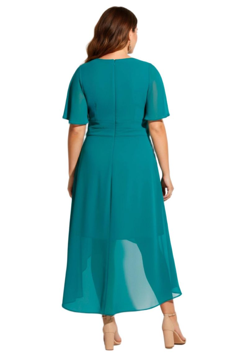 Women's High-Low Midi Dress