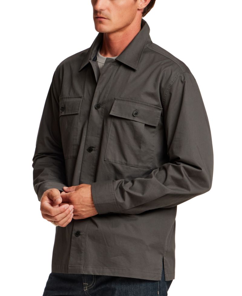 Men's Twill Overshirt Jacket