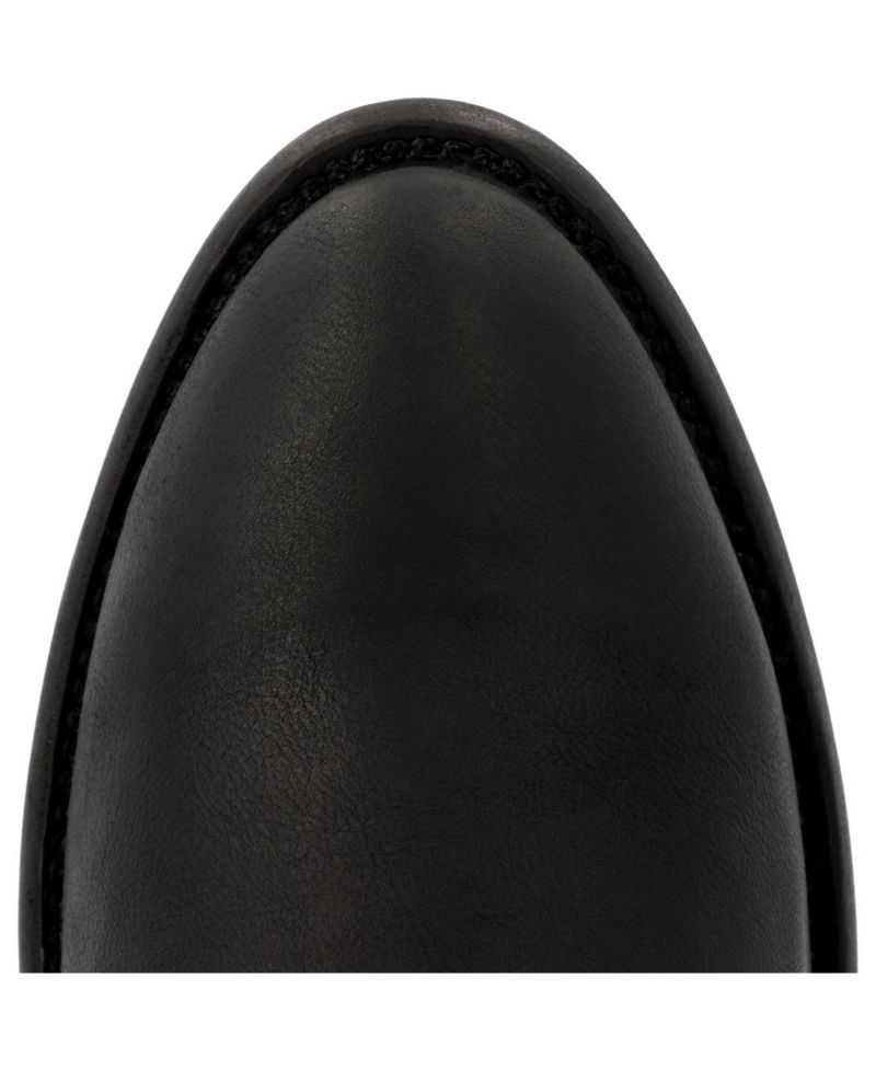 Men's Santa Fe Pull-On Round-Toe Western Boots