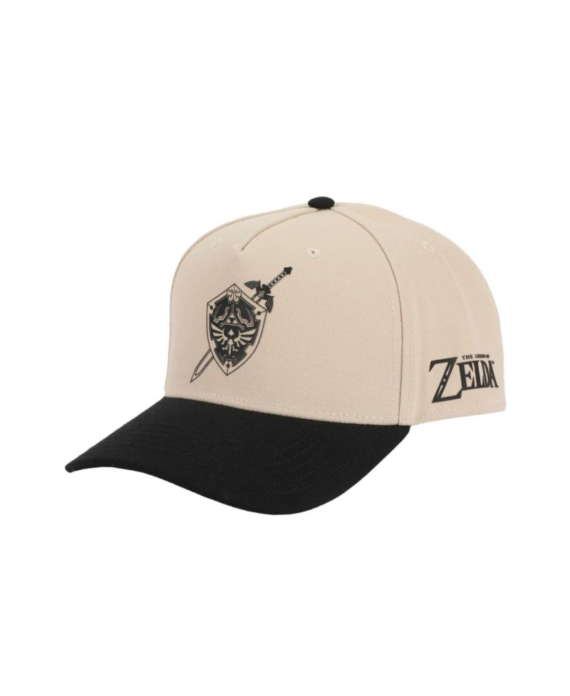Men's Legend Of Zelda Hylian Shield Embroidery Poly Wool B104 Baseball Cap Snapback