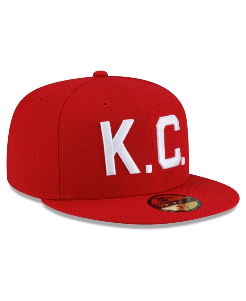 Men's Red Kansas City Monarchs 2026 Turn Back The Clock 59FIFTY Fitted Hat