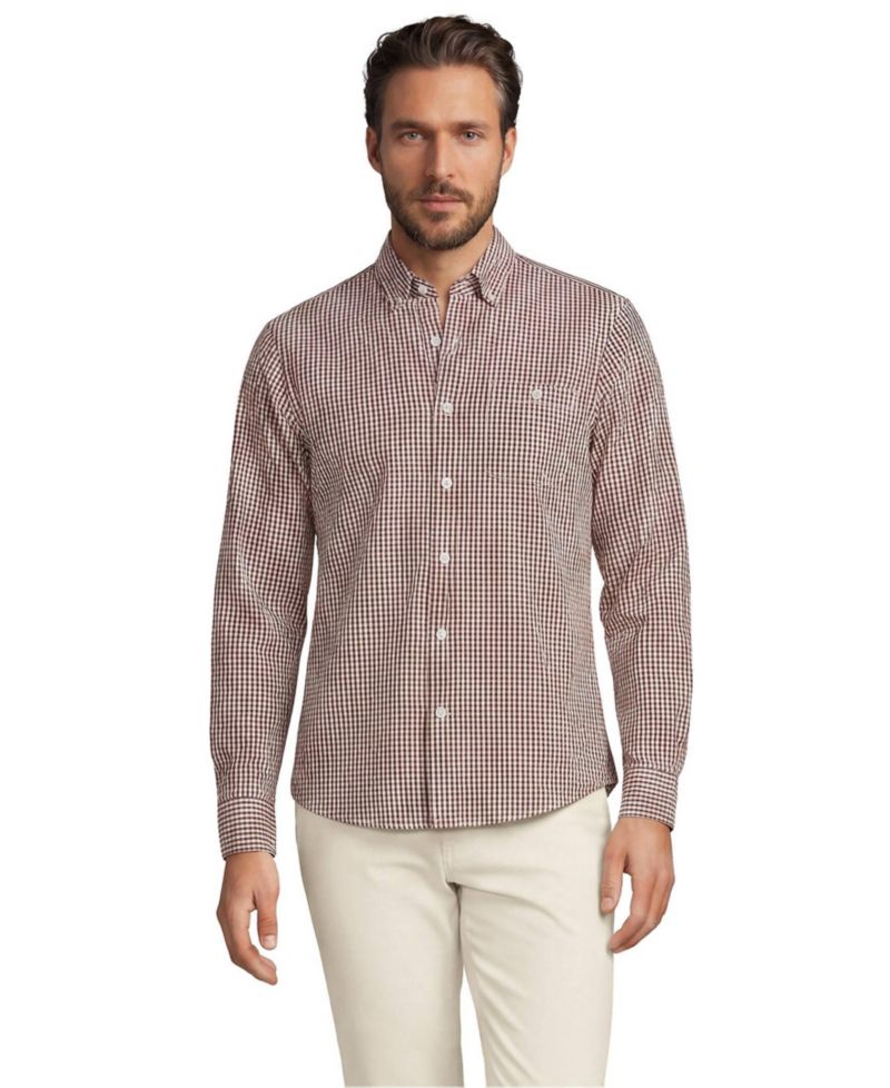 Насыщенный Ginger Коричневый Gingham