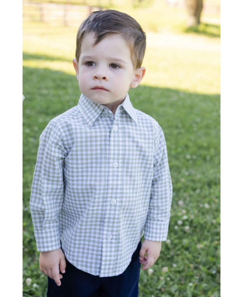 Baby Boy (12M-24M ) Check Button Down Shirt