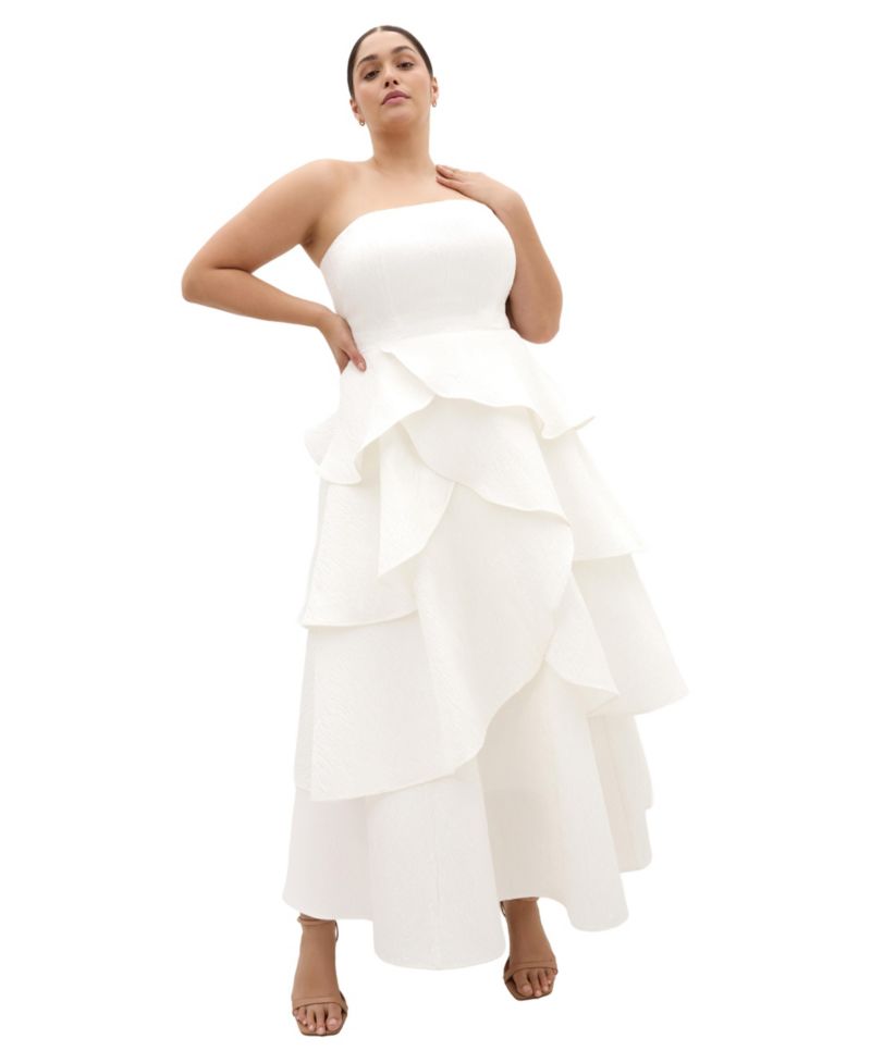 Women's Elizabeth Tiered Frill Maxi Dress