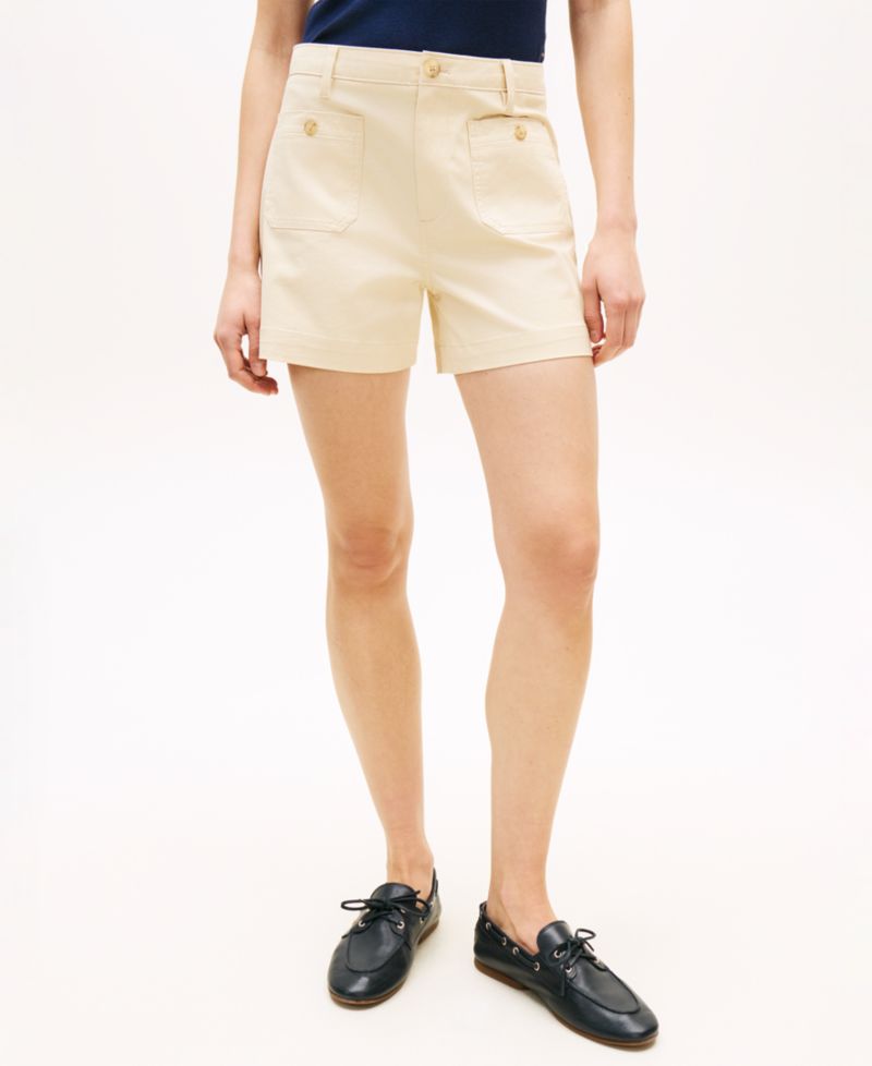 Women's Twill Patch Pocket Shorts