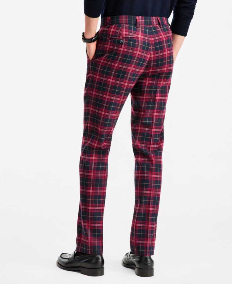 Men's Modern-Fit Pattern Pants