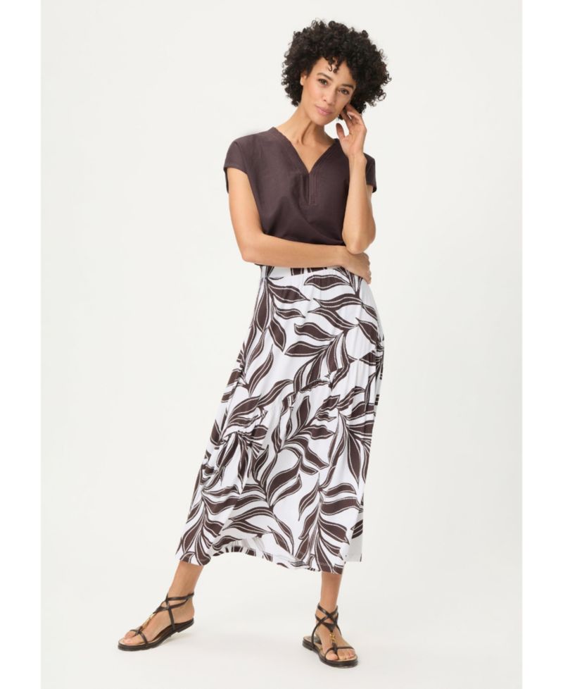 Women's Dotted Leaf Skirt