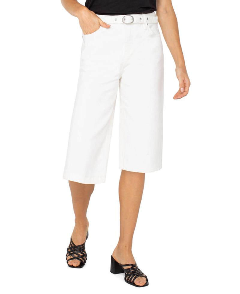 Women's Yacht High-Waisted Wide-Leg Cropped Jeans