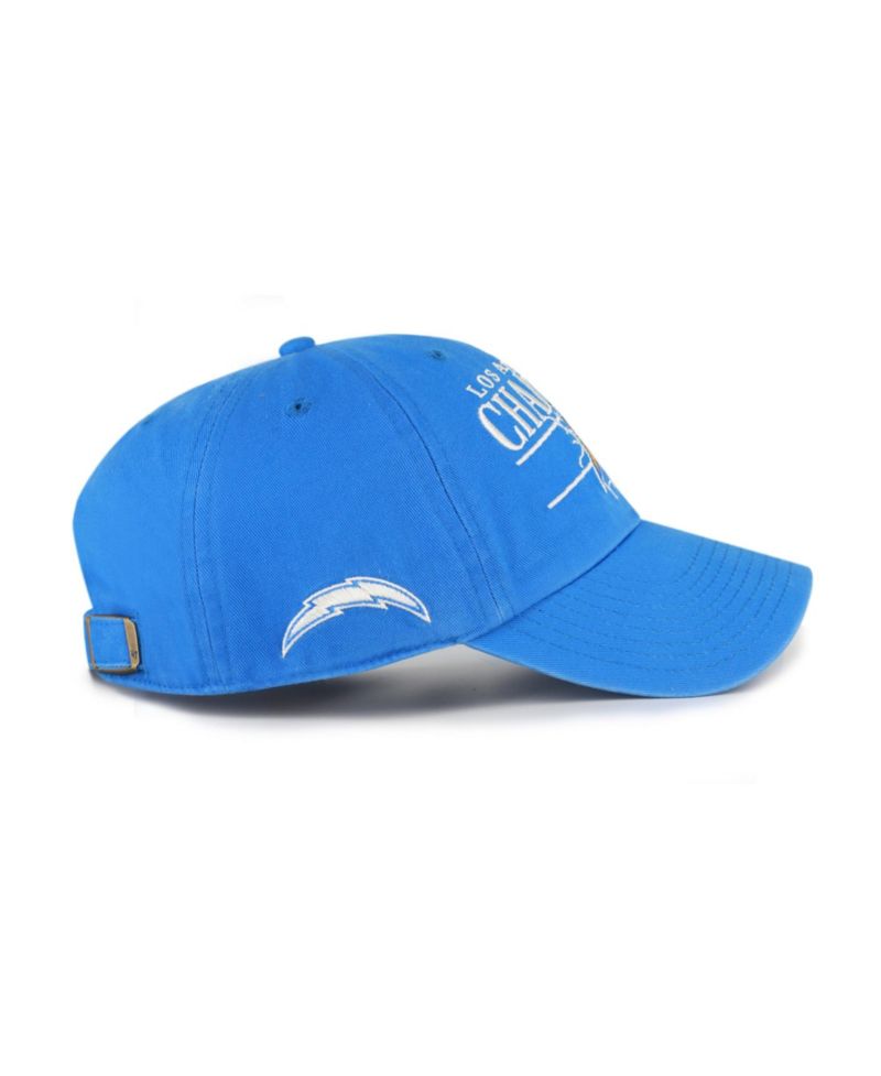 Men's Powder Blue Los Angeles Chargers Throwback Graphic Clean Up Adjustable Hat