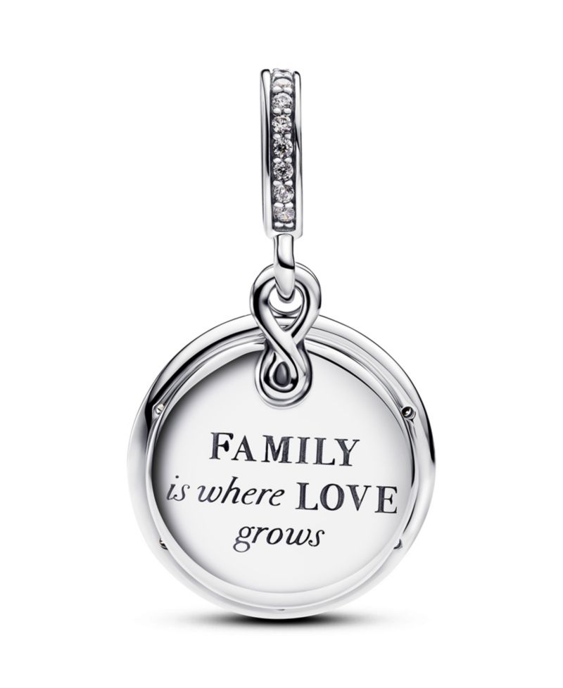 Glow-in-the-Dark Infinity Tree Double Dangle Charm
