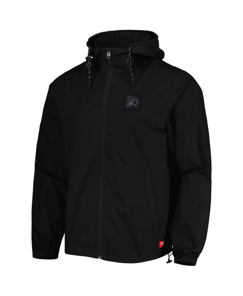 Men's Black Phoenix Suns Madera Ripstop Full-Zip Jacket