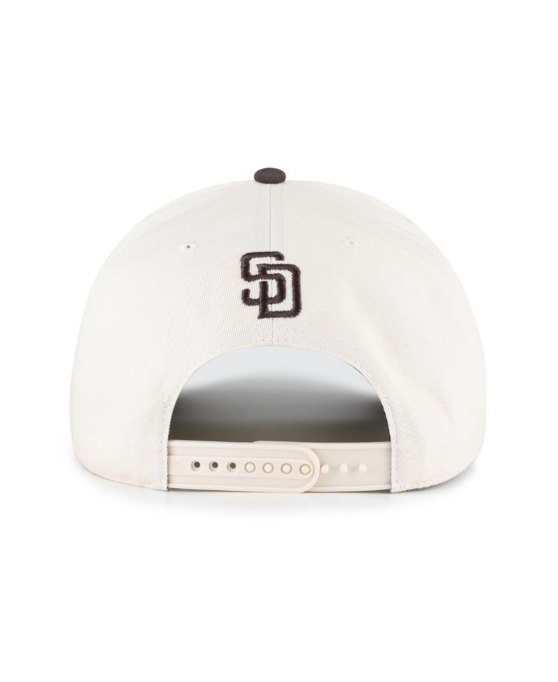 Men's and Women's '47 Natural/Brown San Diego Padres Rope Script Hitch Adjustable Hat