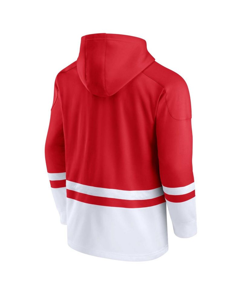 Men's Scarlet Nebraska Huskers First Battle Pullover Hoodie