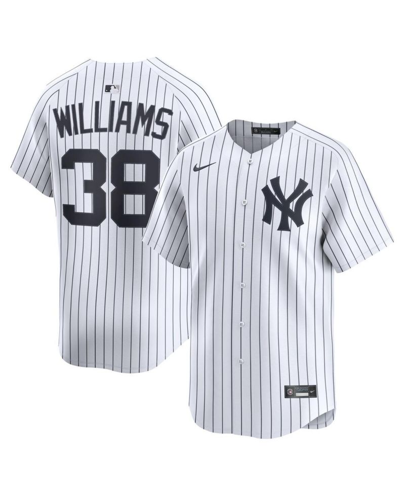 Men's Devin Williams White New York Yankees Home Limited Player Jersey