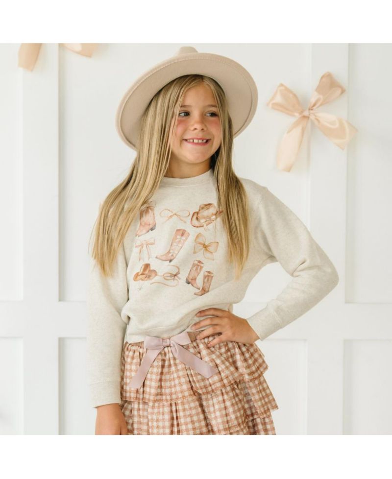 Toddler Girls 2T - 4T Cowgirl Cutie Western Sweatshirt