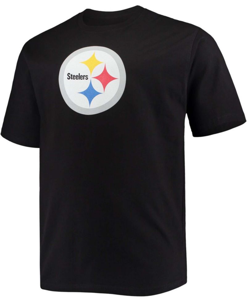 Men's Big and Tall T.J. Watt Black Pittsburgh Steelers Player Name & Number T-shirt