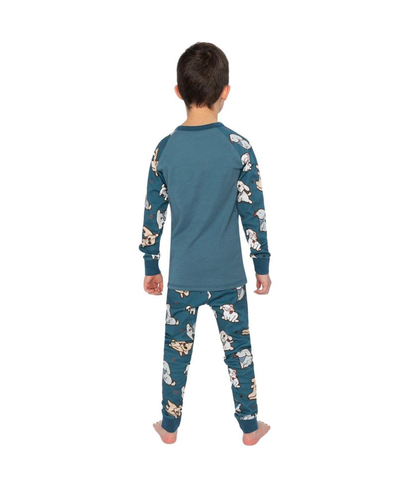 Little and Big Boy (6 - 12) Cotton Two-Piece Pajama Set