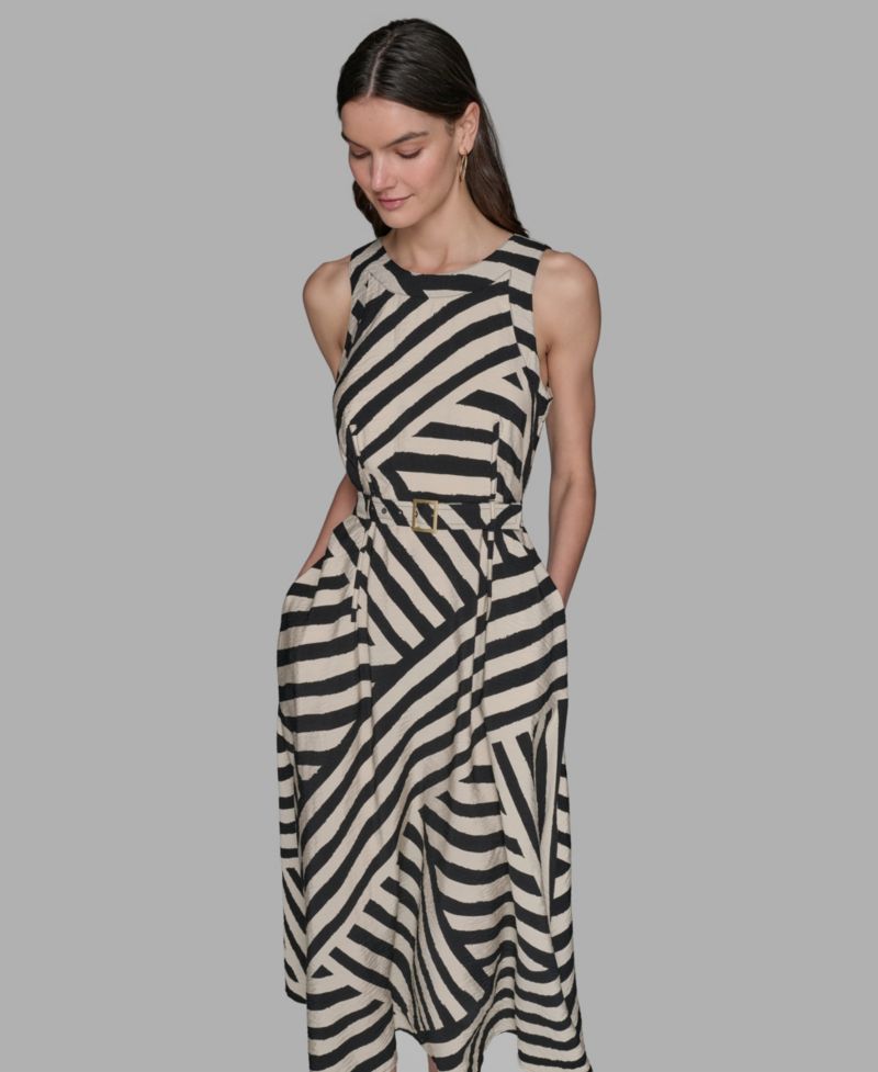 Women's Printed Sleeveless Dress
