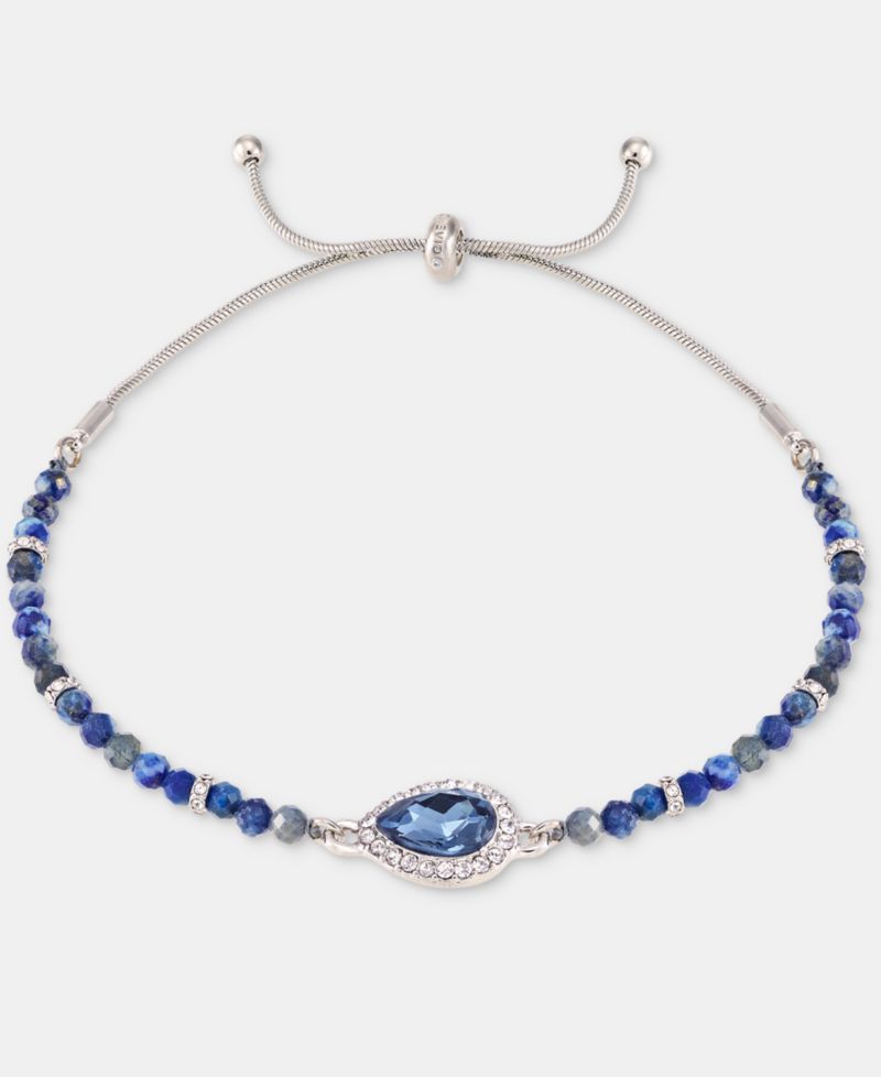 Crystal Beaded Slider Bracelet