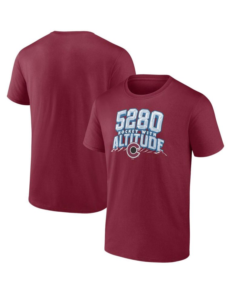 Men's Burgundy Colorado Avalanche Local T-Shirt