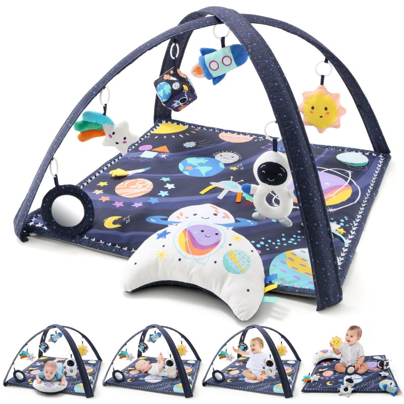 Space 7-in-1 Activity Play Gym and Play Mat for Baby