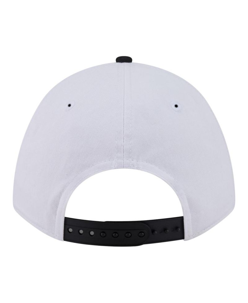 Men's White Pittsburgh Steelers Team Loyal A-Frame 9FORTY Adjustable Hat
