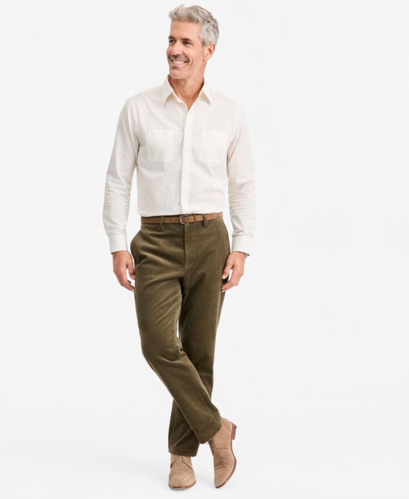Men's Regular-Fit Corduroy Trousers