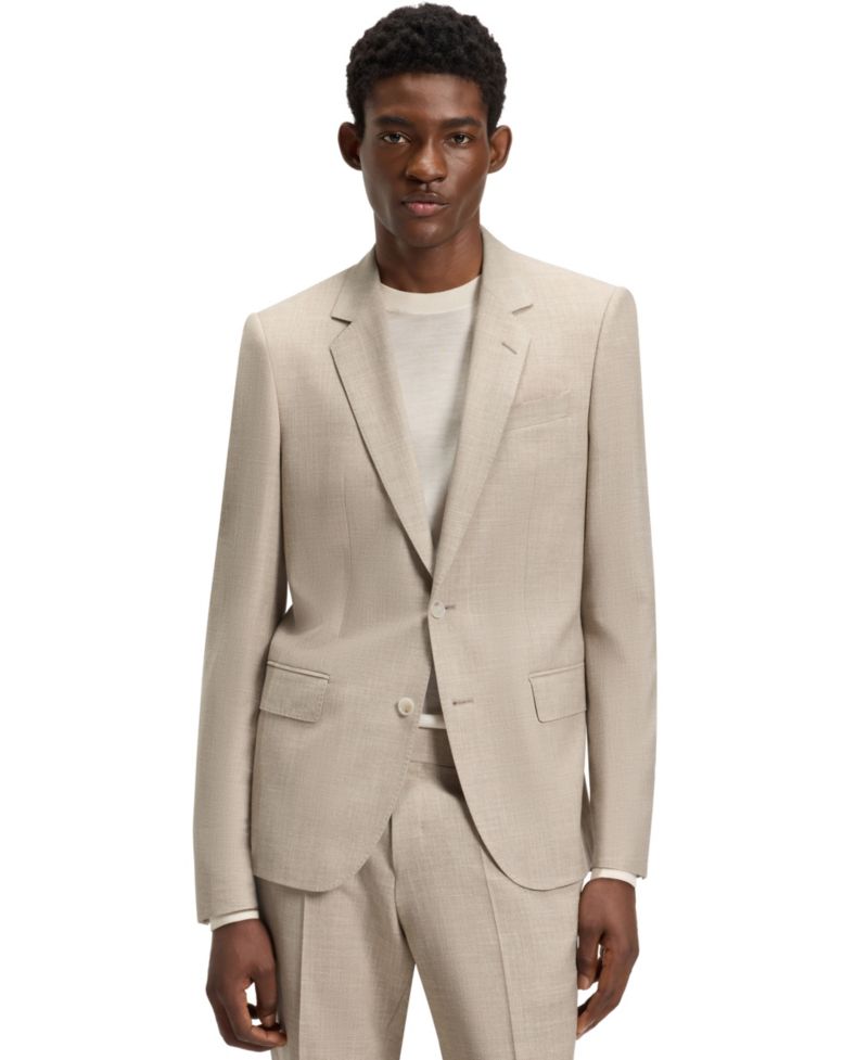 BECKHAM x BOSS Men's Two-Piece Slim-Fit Suit