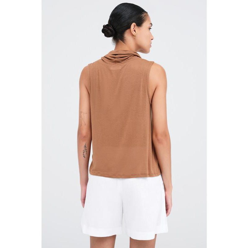 Women's Callie Sheer Jersey Sleeveless Day-to-Night Tank Top