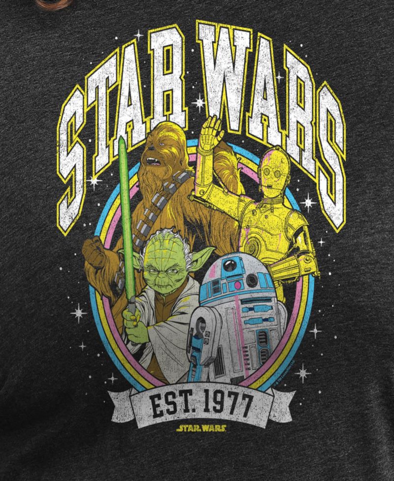 Plus Size Trendy Star Wars Classics Graphic Crewneck T-Shirt