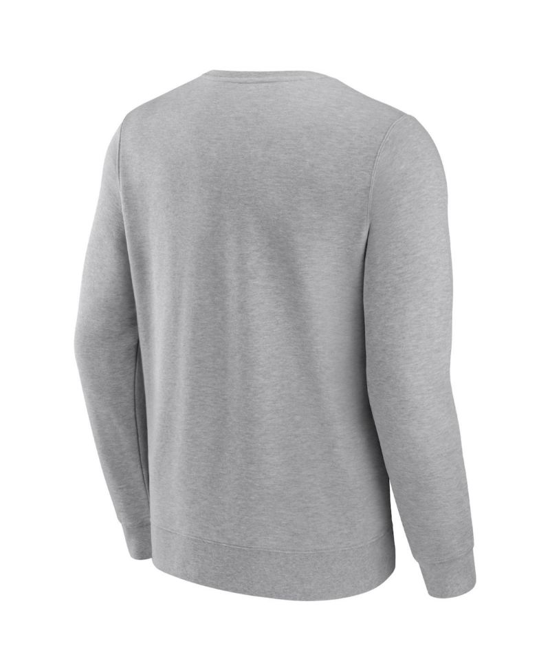 Men's Heathered Charcoal Tampa Bay Buccaneers Playability Pullover Sweatshirt