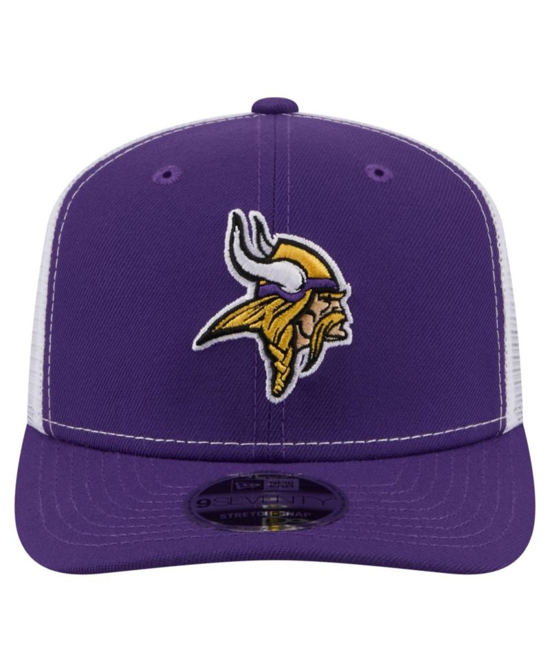 Men's Purple Minnesota Vikings 9SEVENTY Trucker Adjustable Hat