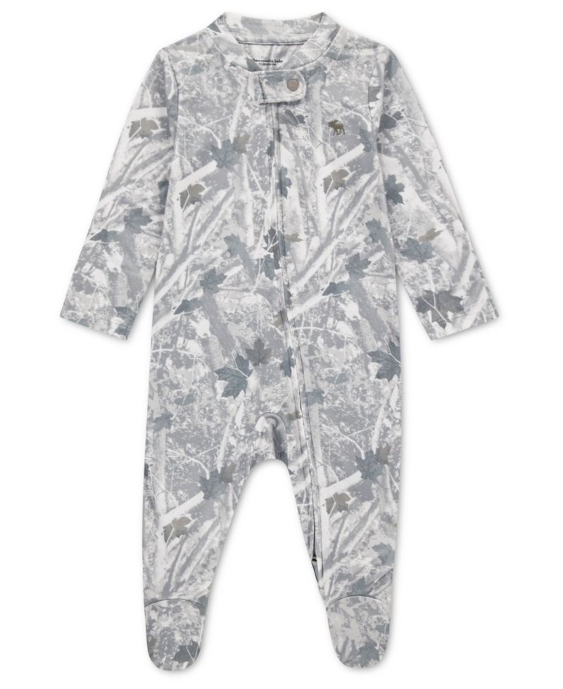 Baby Boys' Brushed Jersey Footed Long-Sleeve Coverall