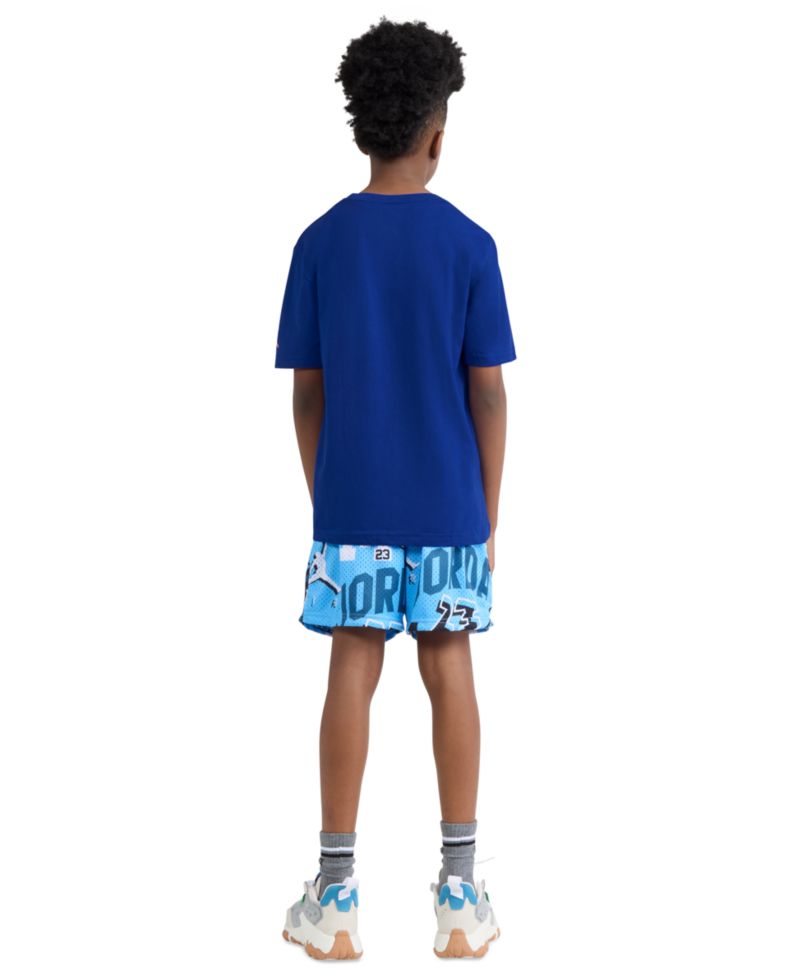 Boys' 8-20 Jumpman Grid Blur Crewneck T-Shirt