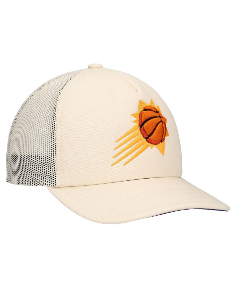 Men's Cream Phoenix Suns Trucker Adjustable Hat