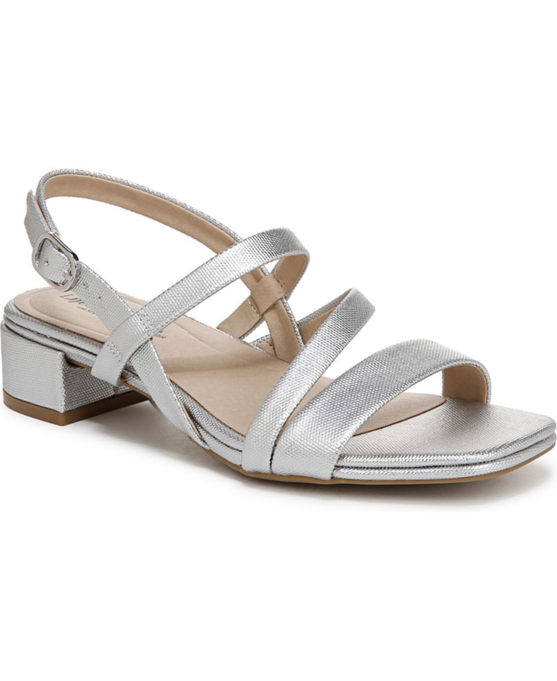 Women's Janet Square Open Toe Slingback Dress Sandals