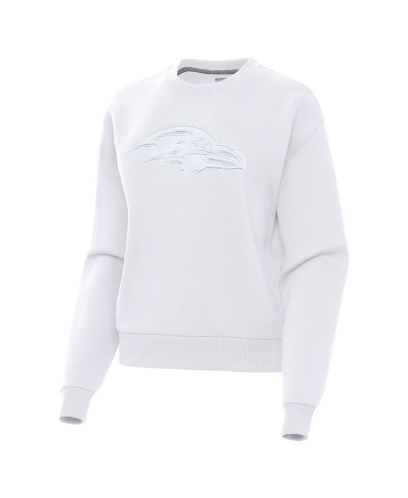 Women's Baltimore Ravens Victory Long-Sleeve Crewneck Pullover Sweatshirt