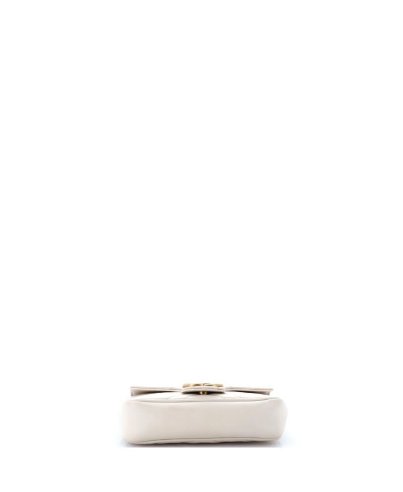 GG Marmont Super Mini Flap Matelasse Shoulder Bag