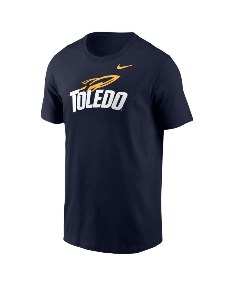 Men's Navy Toledo Rockets Primary Logo T-Shirt