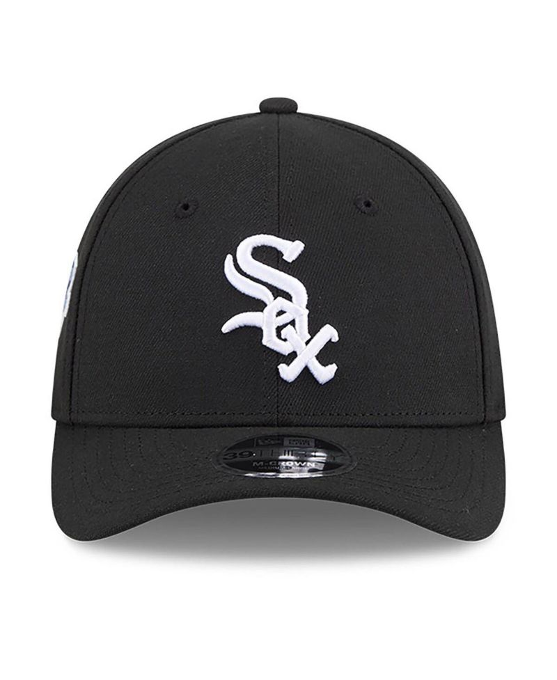 Men's Black Chicago White Sox 2026 Jackie Robinson Day 39THIRTY M-Crown Flex Hat