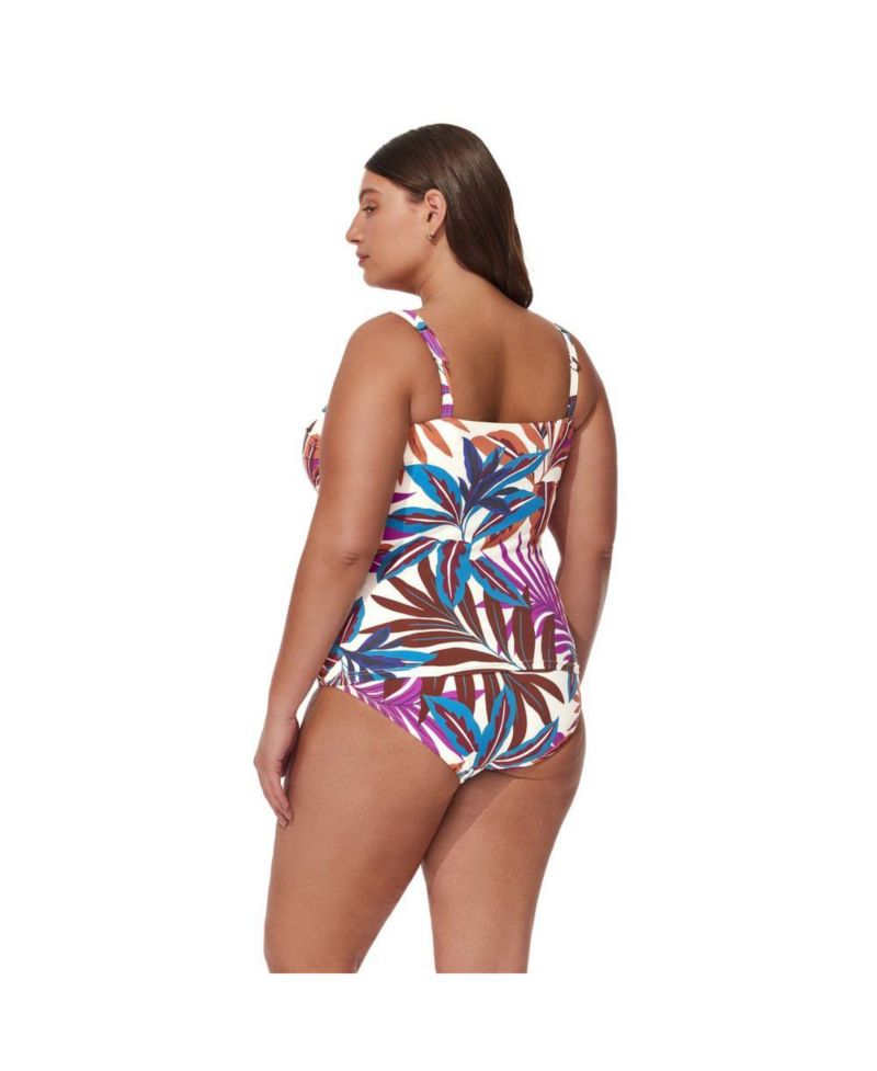 Women's Plantopia Tankini Top Size/Full Figure