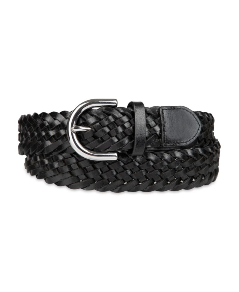 Women's Fully Adjustable Braided Leather Belt